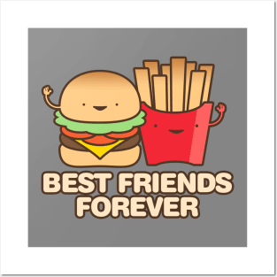 Hamburger Day Best Friends Forever Posters and Art